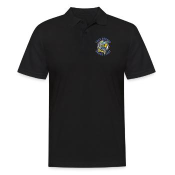 Talk Second Skate First Skaterboy Skatepark - Männer Poloshirt - Schwarz - Vorne - Kai (181cm)