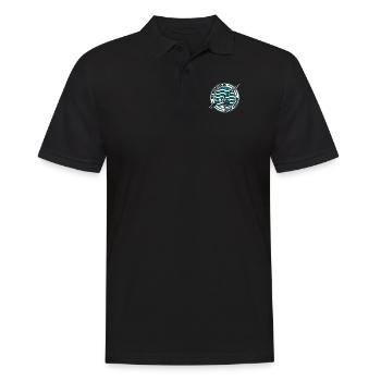 My Mission Is Goin Fishin Spinnfischer - Männer Poloshirt - Schwarz - Vorne - Kai (181cm)