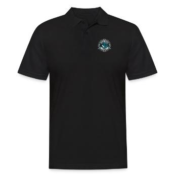 Real Men Fish Fliegenfischer Spinnfischer Angler - Männer Poloshirt - Schwarz - Vorne - Kai (181cm)