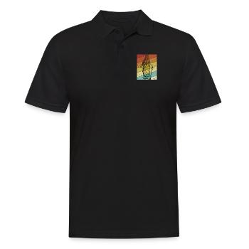 Retro Legal Counsel Attorney General Law - Men's Polo Shirt - black - Front - Kai (181cm)