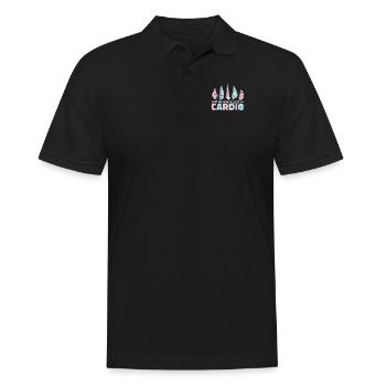 Sorting Seashells Is My Cardio Bivalvia Seashell - Men's Polo Shirt - black - Front - Kai (181cm)