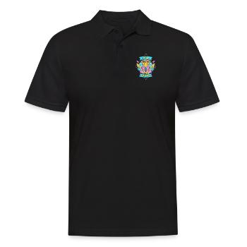 Bis man es Geographie Geologe Mineral nennt - Männer Poloshirt - Schwarz - Vorne - Kai (181cm)