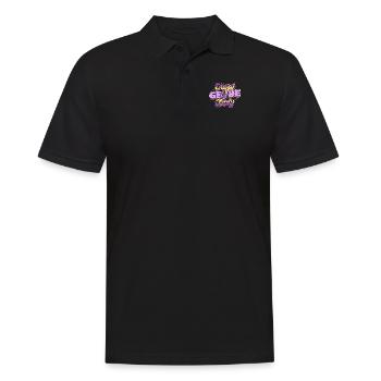 Crazy Geode Lady géologue collectionneur de pierres - Polo Homme - noir - Devant - Kai (181cm)
