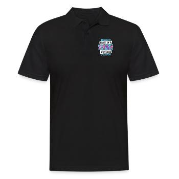 I Love The Smell Of A New Found Mineral Mineral - Men's Polo Shirt - black - Front - Kai (181cm)