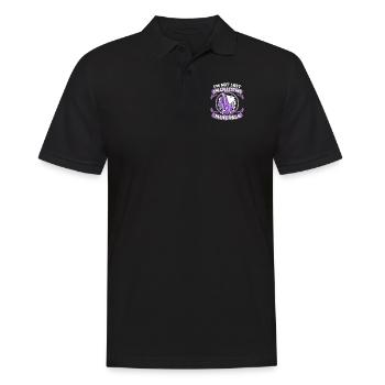 Nicht verloren, ich sammle Mineralien, Geologe - Männer Poloshirt - Schwarz - Vorne - Kai (181cm)
