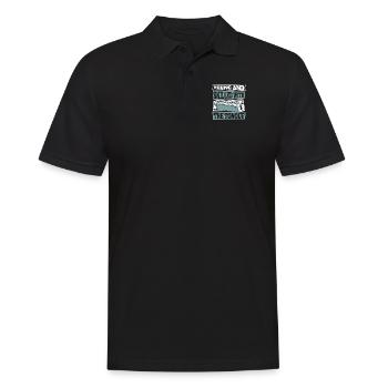Jeune Et Habile Avec La Langue Harmoniste - Polo Homme - noir - Devant - Kai (181cm)