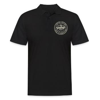 Vintage 1989 Gift 1989 Retro Birthday 1989 - Men's Polo Shirt - black - Front - Kai (181cm)