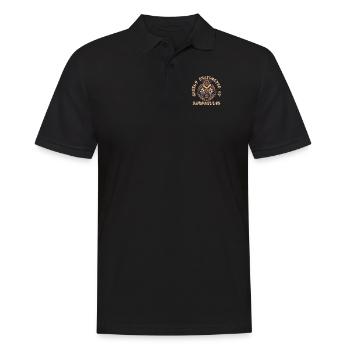 Facilement distrait par les tatous Pink Fairy Lover - Polo Homme - noir - Devant - Kai (181cm)