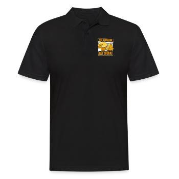 Quelqu’un a-t-il dit Gouda fromager Queso - Polo Homme - noir - Devant - Kai (181cm)