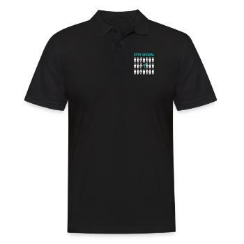 Stay Special Ginga Capoeirista Dance Professional - Men's Polo Shirt - black - Front - Kai (181cm)
