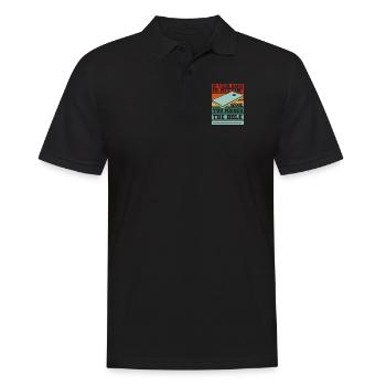 Du hast das Loch verpasst Sitzsack Spielbretter Cornhole - Männer Poloshirt - Schwarz - Vorne - Kai (181cm)
