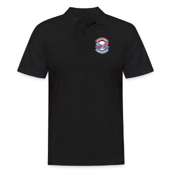 Let's Toss Bitches Boards Sitzsack Spiel Cornhole - Männer Poloshirt - Schwarz - Vorne - Kai (181cm)