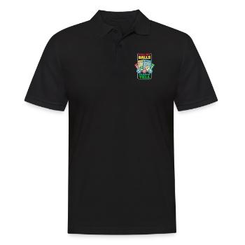 Pull My Balls And Make Me Yell Daubers - Men's Polo Shirt - black - Front - Kai (181cm)