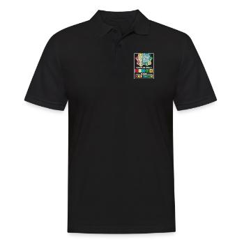 7 Tage ohne Bingo machen einen schwachen Anrufer - Männer Poloshirt - Schwarz - Vorne - Kai (181cm)