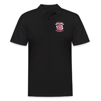 Mädchen, Das Donuts liebt Donuts Maker Glasiert - Männer Poloshirt - Schwarz - Vorne - Kai (181cm)