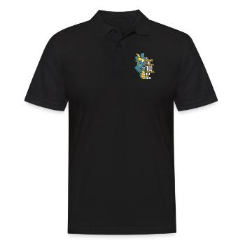 Was Told There Would Be Dragons Paddler Drummer - Men's Polo Shirt - black - Front - Kai (181cm)