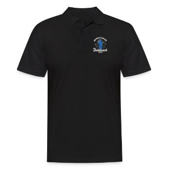 Mir reichts ich geh Dudelsack spielen Blowpipe - Men's Polo Shirt - black - Front - Kai (181cm)