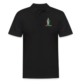 Rétro Études juridiques Faculté de droit Université Droit - Polo Homme - noir - Devant - Kai (181cm)