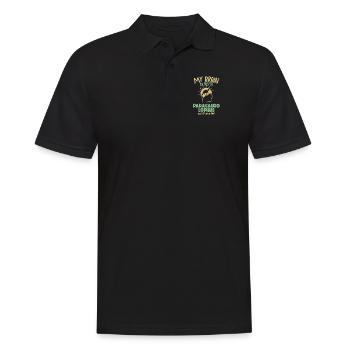 My Brain is 95% Parasaurolophus Dinosaur - Men's Polo Shirt - black - Front - Kai (181cm)