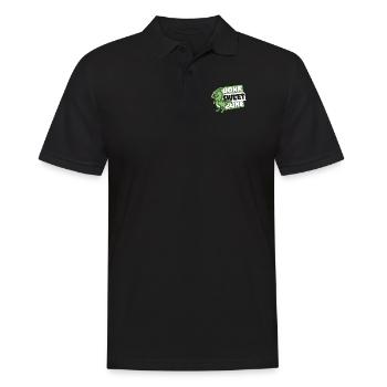 Bone Sweet Bone Parasaurolophini Dinosaur - Men's Polo Shirt - black - Front - Kai (181cm)