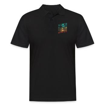 Drop Clip Nadel Speer Metzger Messer Liebhaber Messer - Männer Poloshirt - Schwarz - Vorne - Kai (181cm)