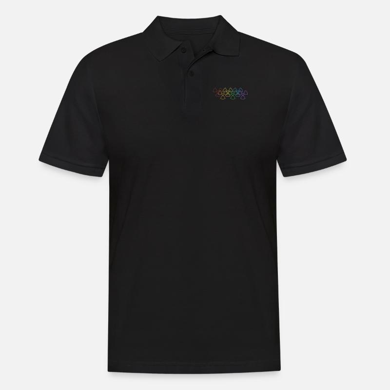 Nuklearingenieur LGBT Regenbogen Uran Nuklear - Männer Poloshirt - Schwarz