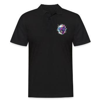 Ski Totenkopf Skibrille Apres Ski - Männer Poloshirt - Schwarz - Vorne - Kai (181cm)