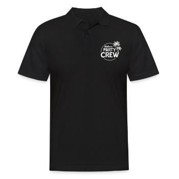 Mallorca Party Crew Summer, Sun & Party Feeling - Men's Polo Shirt - black - Front - Kai (181cm)