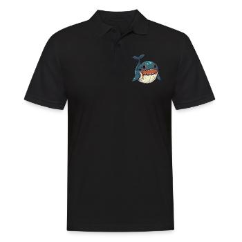 Wal Halloween Zombie - Männer Poloshirt - Schwarz - Vorne - Kai (181cm)