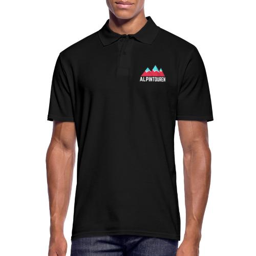 Alpintouren Logo - Männer Poloshirt
