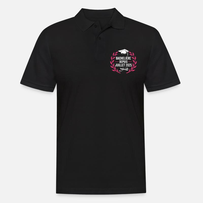 Baccalaureate 2025 Congratulations BAC - Men's Polo Shirt - black
