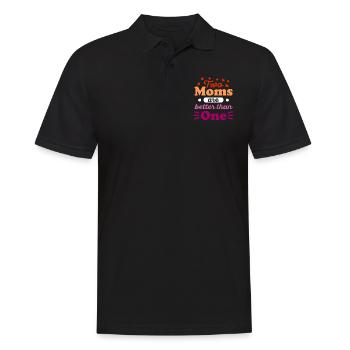 LGBTQ Lesbian Bisexual Gay Gift - Men's Polo Shirt - black - Front - Kai (181cm)