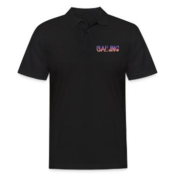 sailing - Männer Poloshirt - Schwarz - Vorne - Kai (181cm)