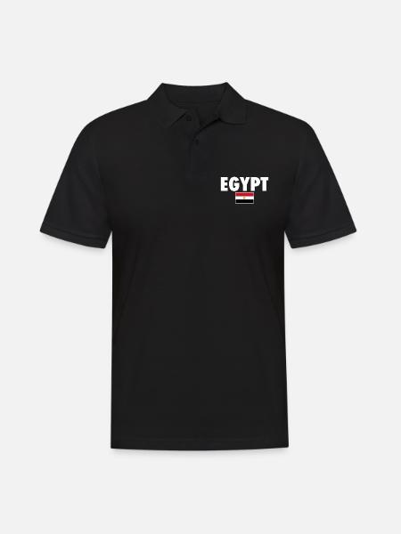 Egypt Egyptian Flag Egyptian - Men's Polo Shirt - black