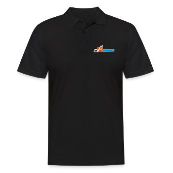 scie à chaîne - Polo Homme - noir - Devant - Kai (181cm)