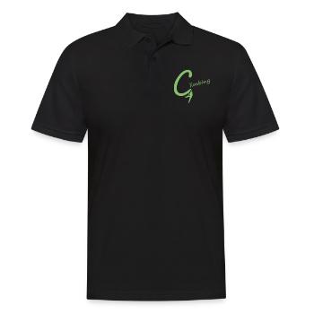 Klettern Bouldern Kletterhalle Berge Climbing - Männer Poloshirt - Schwarz - Vorne - Kai (181cm)