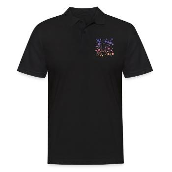 Skiing Ski - Männer Poloshirt - Schwarz - Vorne - Kai (181cm)