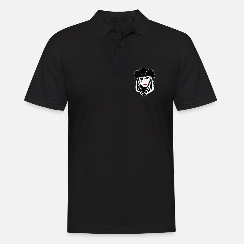 Das Phantom von Venedig - Männer Poloshirt - Schwarz