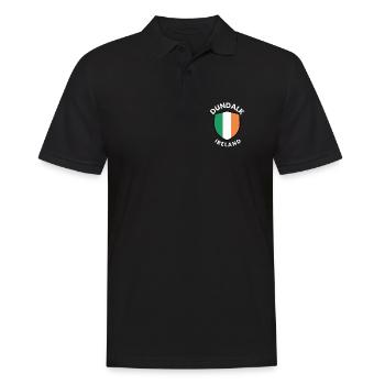 Dundalk Ireland Shield - Men's Polo Shirt - black - Front - Kai (181cm)