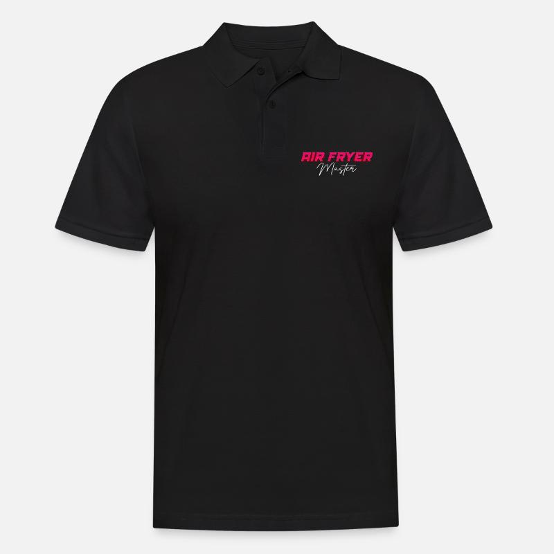 Heißluftfritteuse Master Culinary Crafts - Männer Poloshirt - Schwarz