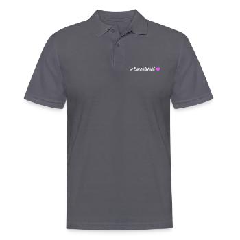 One-of-a-kind heart - Men's Polo Shirt - charcoal grey - Front - Nico (186cm)