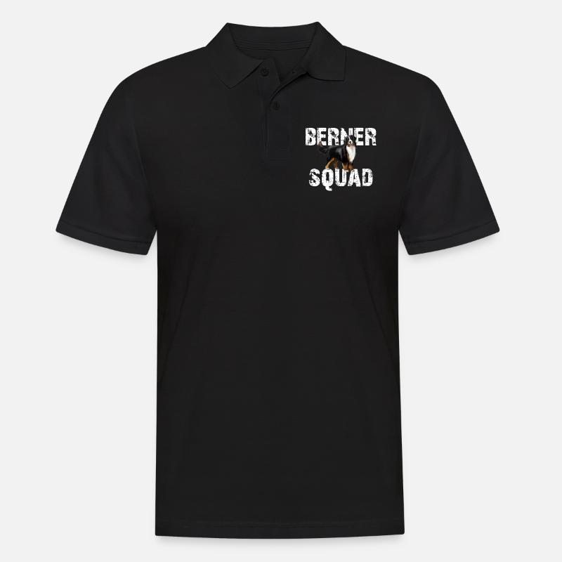 Bernese Mountain Dog - Men's Polo Shirt - black