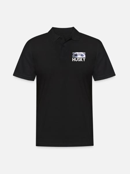 Husky - Men's Polo Shirt - black