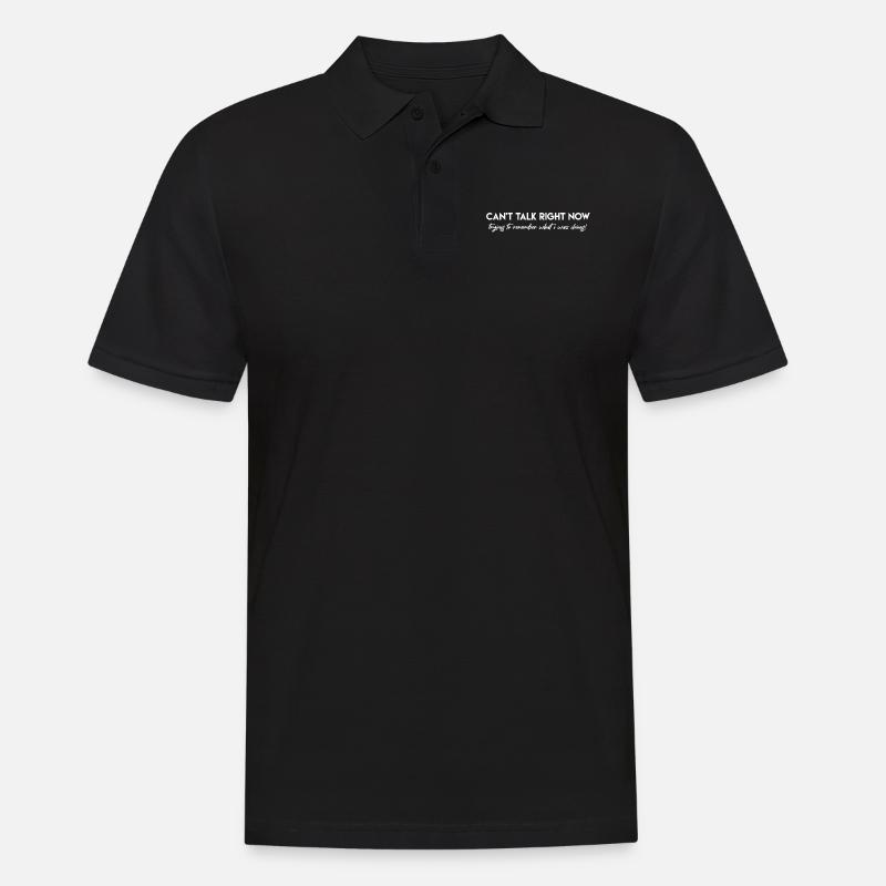 ADHS - Männer Poloshirt - Schwarz