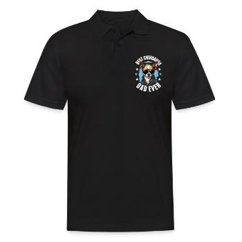Chihuahua Chiwawa Dog Breed Pet - Männer Poloshirt - Schwarz - Vorne - Kai (181cm)