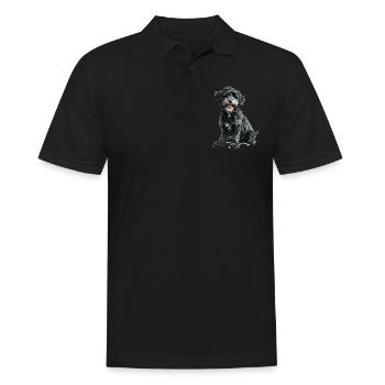 Schnoodle Snoodle Dog Breed Pet Cute Graphic - Männer Poloshirt - Schwarz - Vorne - Kai (181cm)