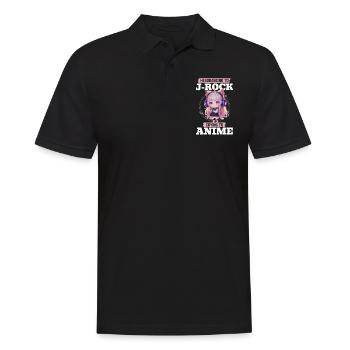 Anime et musique Kawaii - Polo Homme - noir - Devant - Kai (181cm)