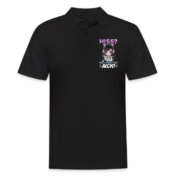 Anime K Pop & Cats Kawaii - Männer Poloshirt - Schwarz - Vorne - Kai (181cm)