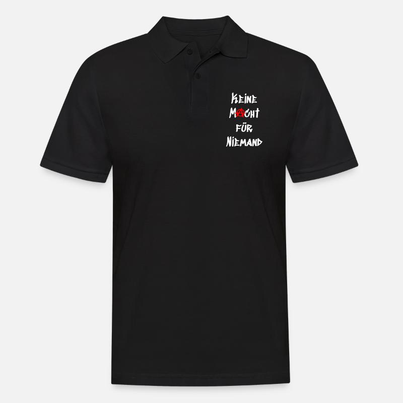 blockedTitle - Männer Poloshirt - Schwarz