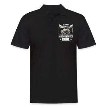 Carrément Plus Cool Corse Motard Cadeau Moto - Polo Homme - noir - Devant - Kai (181cm)